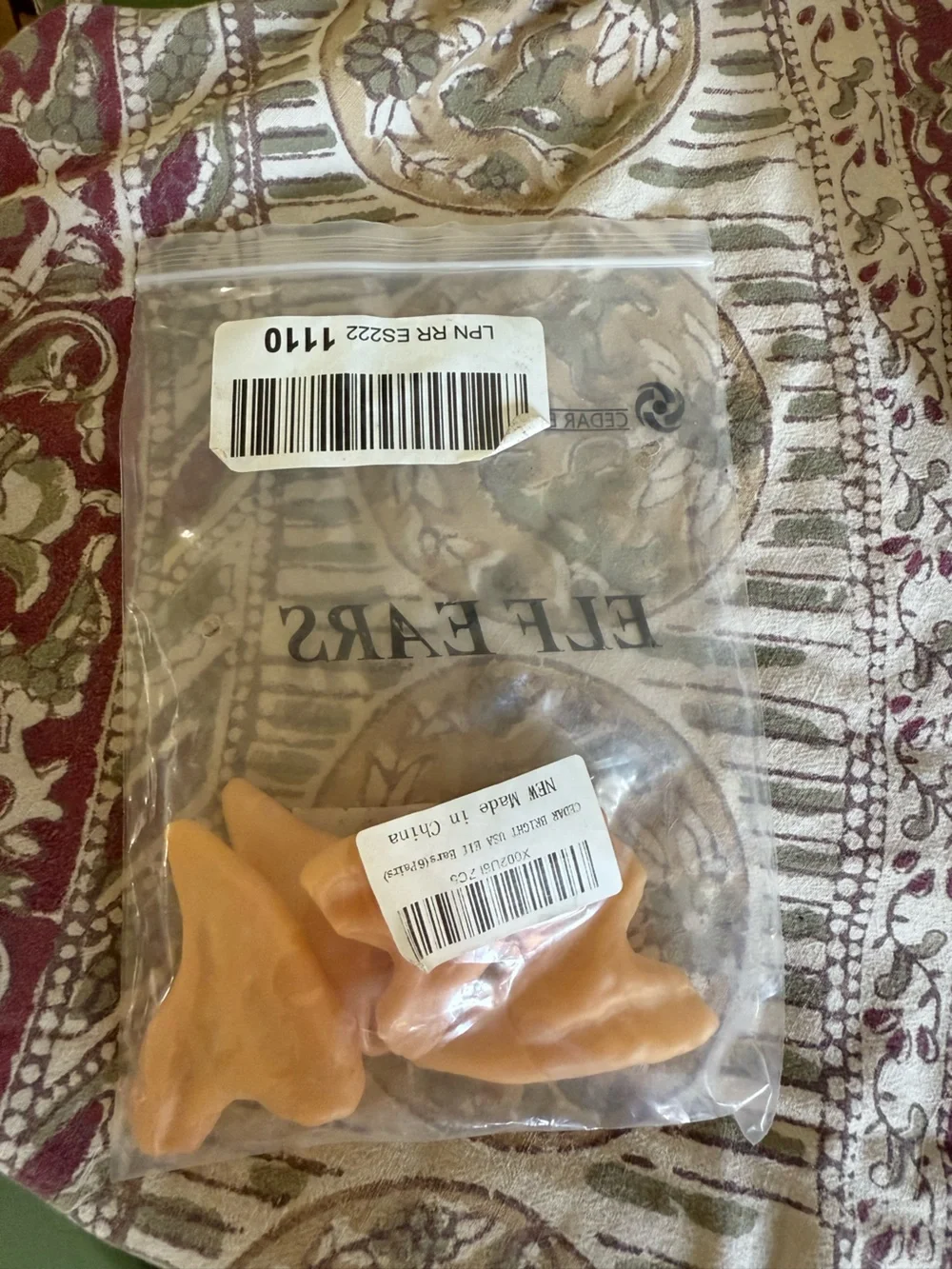 Peach Decorative Elf Ear Set - Home Holiday Accessories